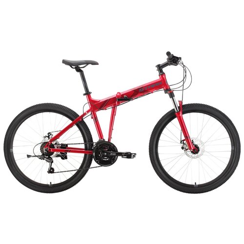 фото Велосипед stark cobra 26.2 d (2021) (велосипед stark'21 cobra 26.2 d красный/серый 20", hd00000263)