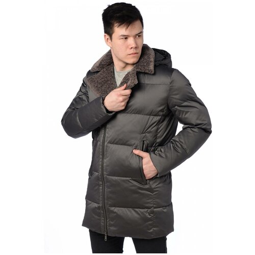 фото Зимняя куртка мужская fanfaroni 538 размер 46, серый