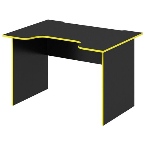 фото Игровой стол e-sport gear small, шхг: 120х87 см, цвет: черный/желтый