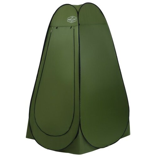 фото Maclay палатка туристическая maclay, самораскрывающаяся, для душа, 120х120х195 см, цвет зелёный