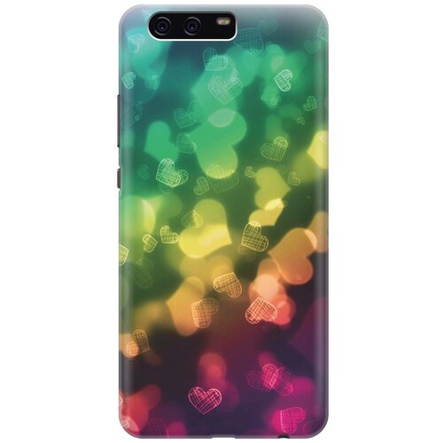 фото Cиликоновый чехол сердечки на huawei p10 plus / хуавей п10 плюс re:pa