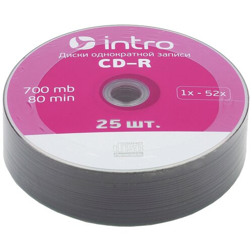 фото Intro диск cd-r intro 700mb 52x конверт, 1шт (ul120230a8c)