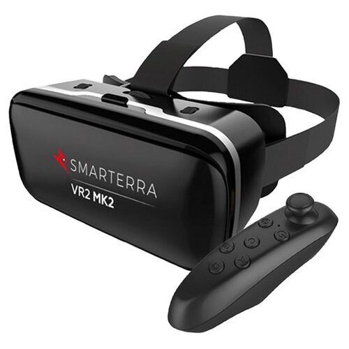 фото Очки виртуальной реальности для смартфона smarterra vr2 mark2 pro, черный