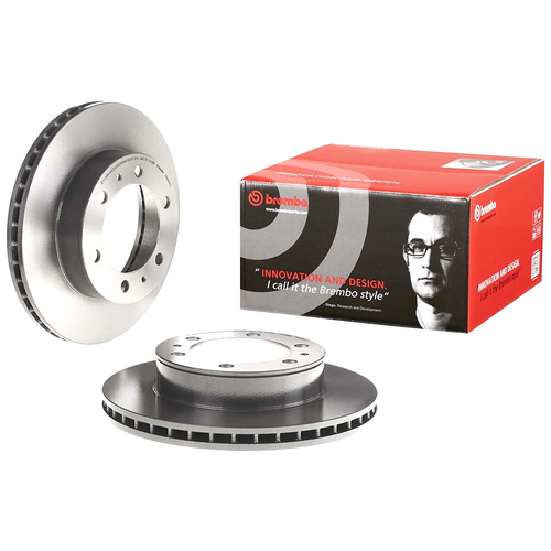 фото Brembo 09. a634.11 (09a63411 / 435120k060 / 435120k070) диск тормозной передн. с уф покрытием toyota (тойота) fortuner (_n5_ _n6_) 06 / 04-05 / 15 / toyota (тойота) hilux vii pi (комплект 2 штуки)