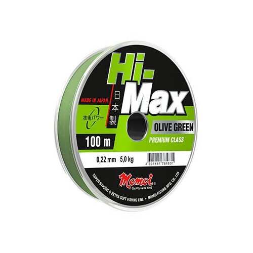 фото Леска momoi hi-max olive 100м 0.35мм 13кг