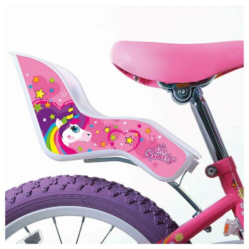 фото Кресло для куклы, для детского велосипеда, на заднюю часть рамы, универсальное, белое velosmile