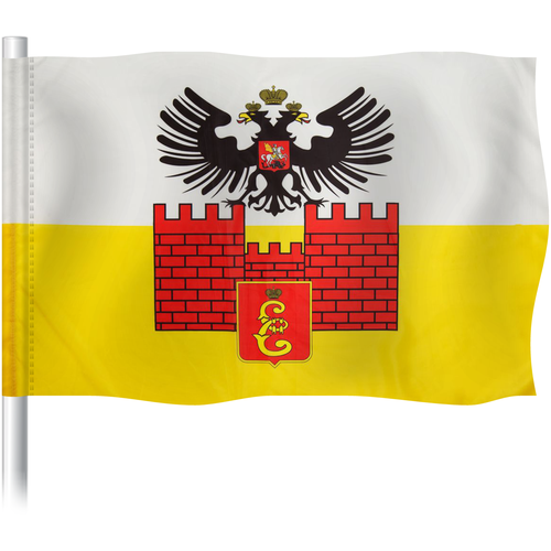 фото Флаг краснодара, размер 90x135 см. мега-арт