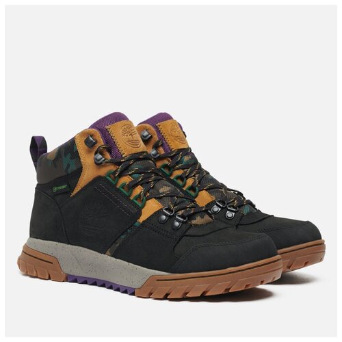 фото Мужские ботинки timberland boulder trail mid waterproof чёрный , размер 46 eu