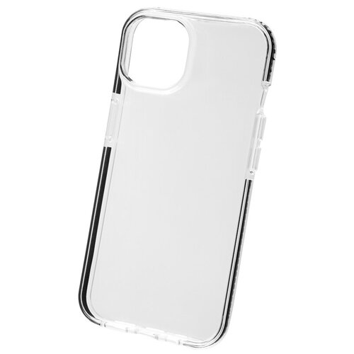 фото Панель-накладка smarterra silicon case clear/black для iphone 13 mini