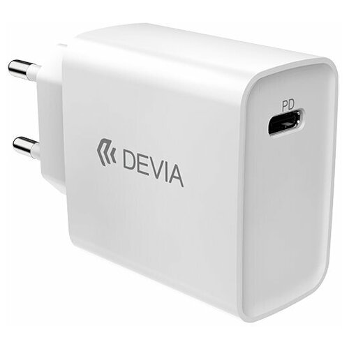 фото Сетевое зарядное устройство devia 20w smart series pd quick charger - белый