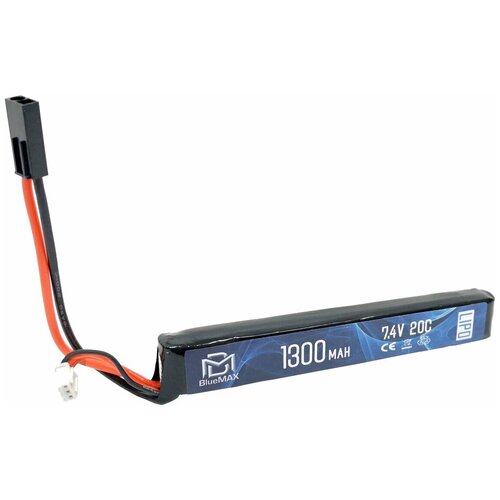 фото Аккумулятор lipo 7.4v 1300mah 20c стик (bluemax)