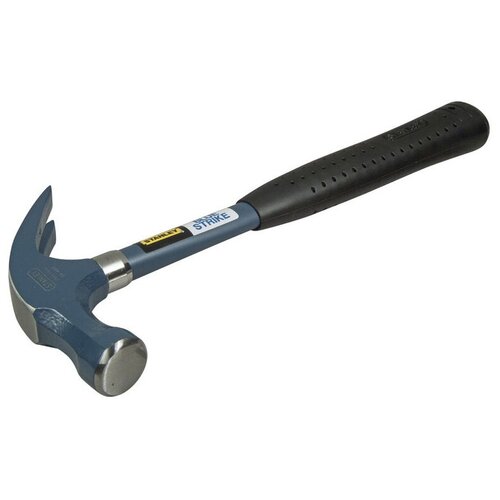 фото Молоток-гвоздодер stanley hand tools stanley 1-51-488 blue strike с гвоздодером 450гр