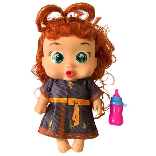 фото Игрушка для девочек кукла в фиолетово-золотом платье (20 см) big-store