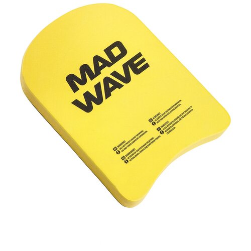 фото Доска для плавания детская mad wave kickboard kids, yellow