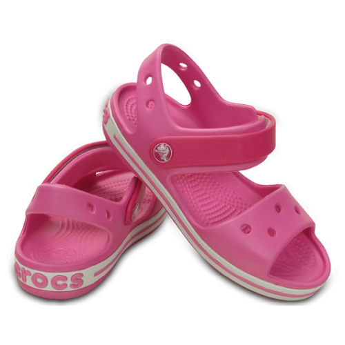 фото Сандалии crocs crocband sandal размер 34-35(j3), candy pink/party pink
