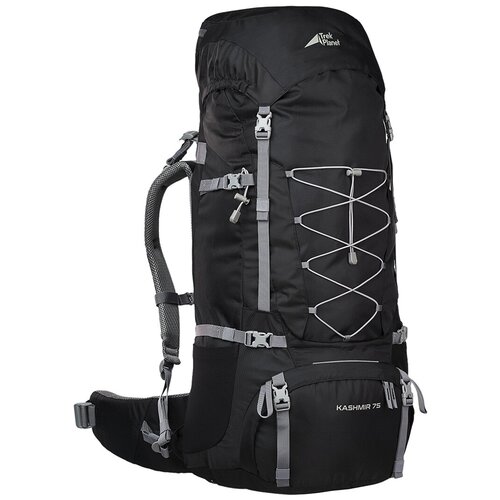 фото Трекинговый рюкзак trek planet kashmir 75 black, черный