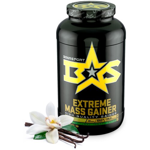 фото Гейнер binasport extreme mass gainer, 1500 г, ваниль