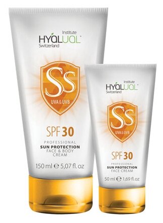 Hyalual Солнцезащитный крем для лица и тела SPF 30 Hyalual Солнцезащитный крем для лица и тела SPF 30