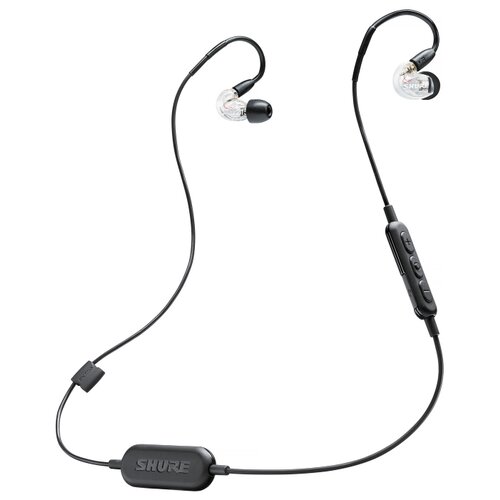 фото Беспроводные наушники shure se215spe wireless, прозрачный голубой