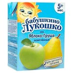 Сок осветленный Бабушкино Лукошко Яблоко-груша (Tetra Pak), с 5 месяцев - изображение