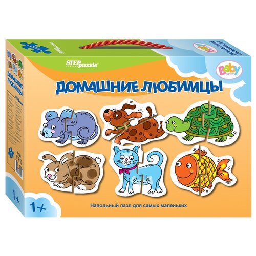 фото Набор пазлов step puzzle baby step домашние любимцы (70109)