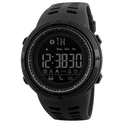 фото Часы мужские с фитнес-трекером skmei 1250 - черные
