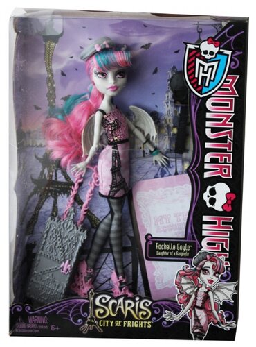 Кукла Monster High Скариж город страхов Рошель Гойл, 27 см, Y0381 Кукла Monster High Скариж город страхов Рошель Гойл, 27 см, Y0381