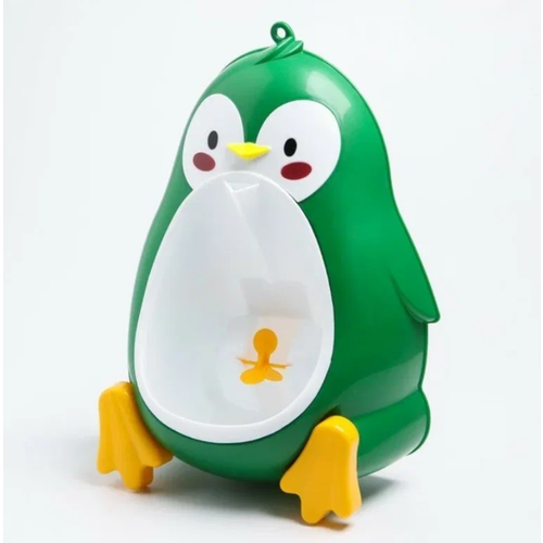 фото Писсуар детский «пингвин», цвет зеленый noname