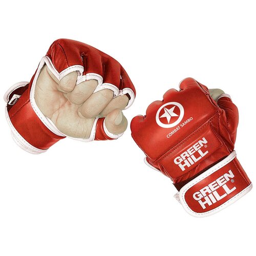 фото Перчатки green hill combat sambo mmr-0027cs для mma синий m