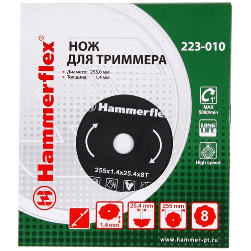 фото Нож/диск hammerflex 223-010 25.4 мм