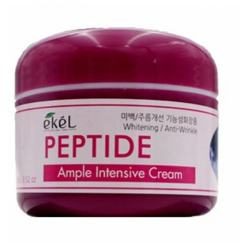 Ekel Ample Intensive Cream Peptide Крем для лица с пептидами, 100 г ekel ample intensive cream snake крем для лица с пептидом змеиного яда 100 г