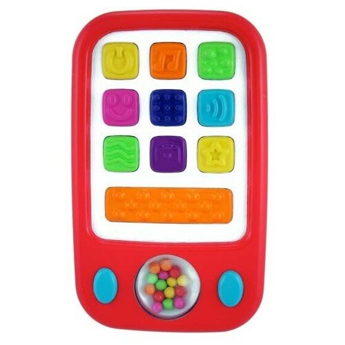фото Развивающая игрушка sassy телефон 80091ep, красный