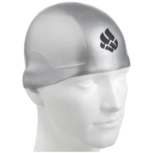 фото Шапочка для плавания mad wave r-cap fina approved, silver