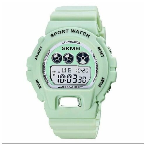 фото Часы спортивные skmei наручные унисекс мятного зеленого цвета