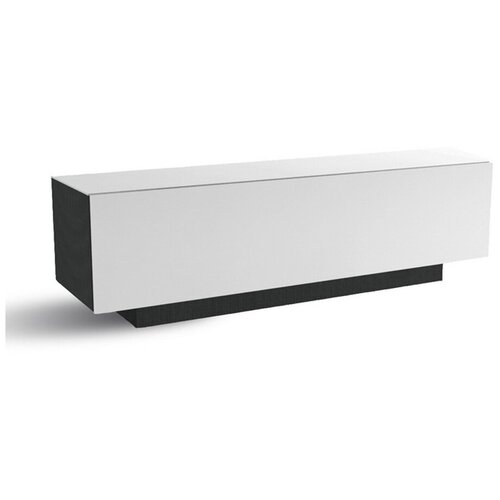 фото Тумба под телевизор metaldesign md 570.1540/570.1240, шхгхв: 150х42х45 см, цвет: черный/белый