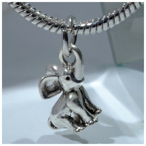 фото Подвеска слон, цвет серебро 5 шт китай