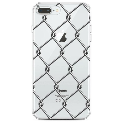 фото Силиконовый чехол "сетка" на apple iphone 8 plus / айфон 8 plus case place