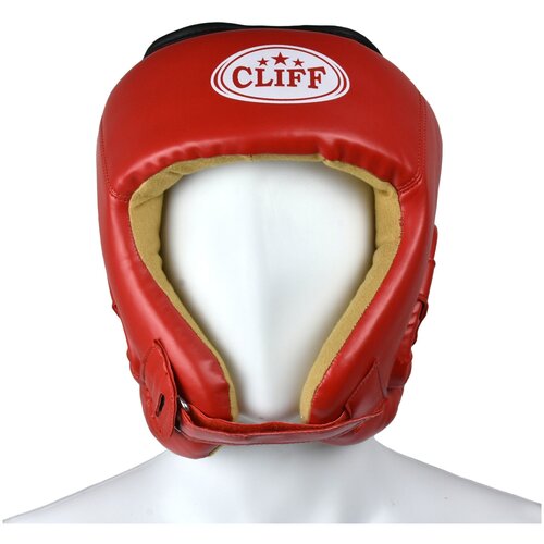 фото Шлем боксерский uli-5001 flex, открытый, цвет: красный, размер: l cliff
