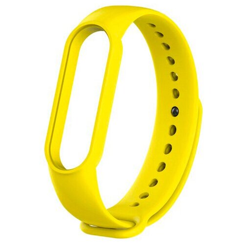 фото Силиконовый ремешок для mi band 5 / спортивный ремешок для фитнес трекера xiaomi / yellow