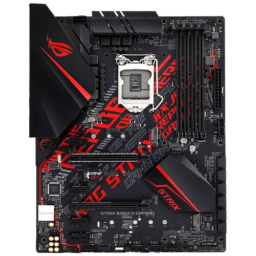 фото Материнская плата asus rog strix b360-h gaming (lga1151v2, atx)