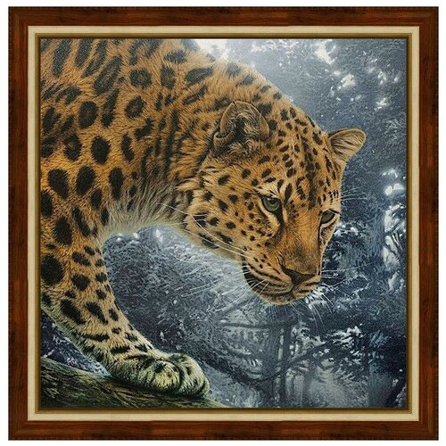 фото Алмазная живопись набор алмазной вышивки охотник джунглей (аж-1519) 40х40 см