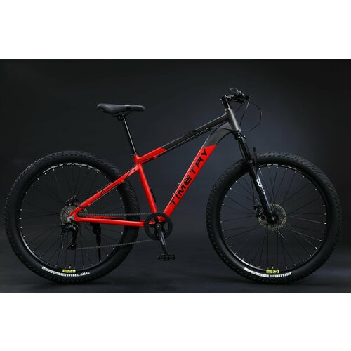 фото Велосипед на спицах timetry тт114 29' 9s алюминиевая рама горный для активного отдыха взрослый подростковый унисекс, черный/красный