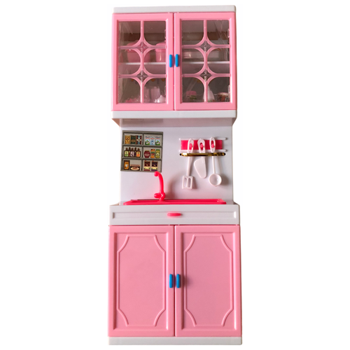 фото Набор для кухни детский , кухонный гарнитур с мойкой и аксессуарами для кукол tong de