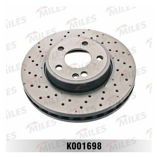 фото Тормозной диск miles k001698 для mercedes a-class w176, b-class w246, w242, cla c117,x117, gla-class x156