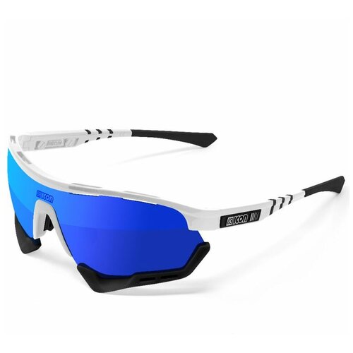 фото Солнцезащитные очки scicon 99010, синий, белый