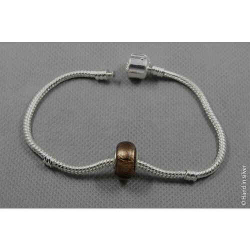 фото Handinsilver ( посеребриручку ) подвеска-шарм из муранского стекла lampwork шоколадный (1шт)