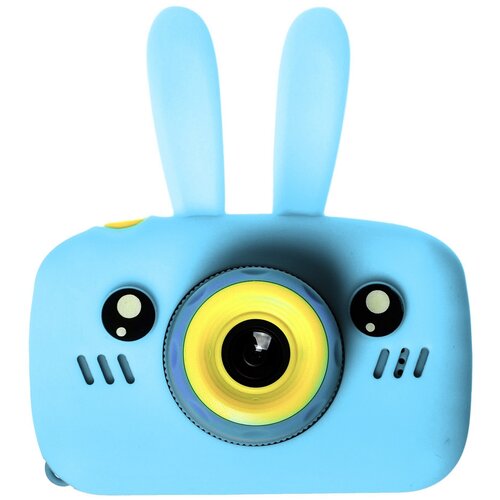 фото Фотоаппарат gsmin fun camera rabbit с играми голубой