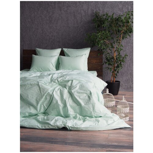 фото Tana home collection постельное белье hellen цвет: ментоловый (2 спал.) br38733