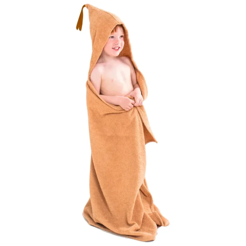 фото Babybunny полотенце с капюшоном банное 100х155 см бежевый