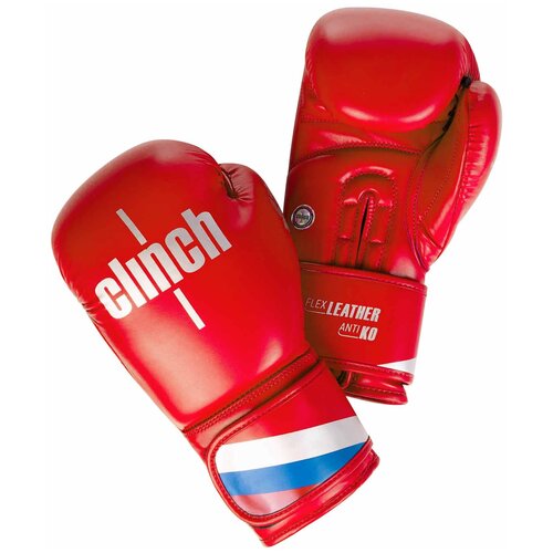 фото Боксерские перчатки clinch olimp plus красный 10 oz